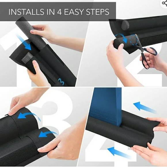 Everlasting Comfort Under Door Draft Stopper - Thicker 2" Foam Strip - Picture 3 of 10